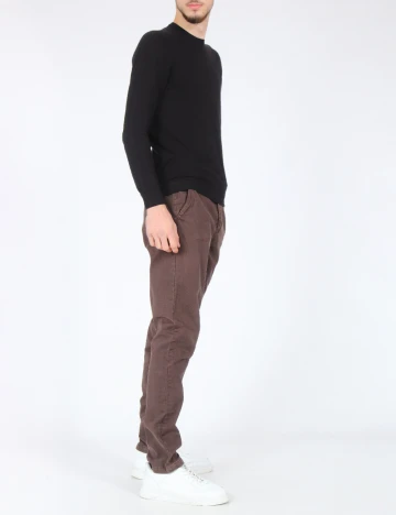 Pantaloni Pull&Bear, maro Maro