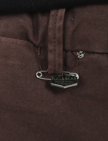 Pantaloni Pull&Bear, maro Maro