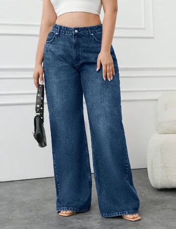 Blugi SHEIN CURVE, albastru