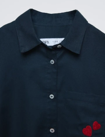 Camasa Zara, bleumarin Albastru