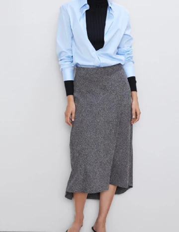 Fusta Zara, gri