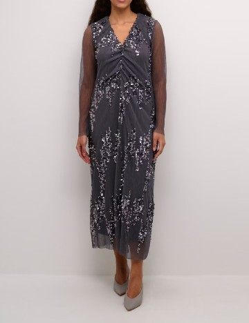 
						Rochie lunga Culture, gri