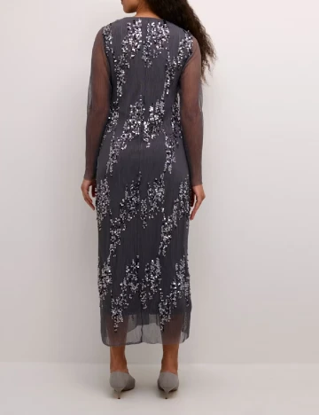 Rochie lunga Culture, gri