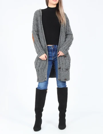 Cardigan Zara, gri Gri