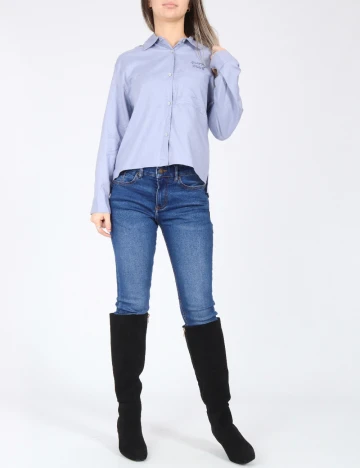 Camasa Zara, albastru Albastru