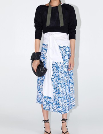 Fusta Zara, albastru