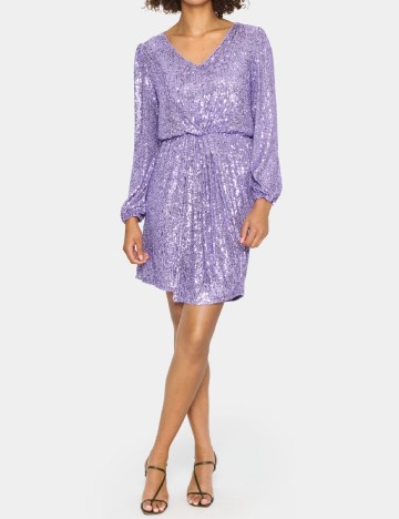 
						Rochie scurta Saint Tropez, mov