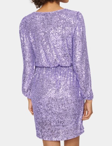 Rochie scurta Saint Tropez, mov