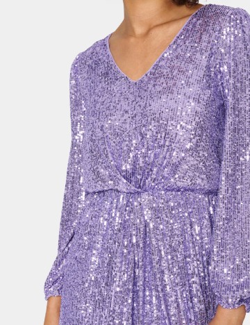 Rochie scurta Saint Tropez, mov