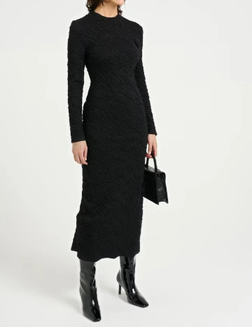 Rochie medie Gestuz, negru