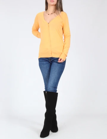 Cardigan Zara, galben Galben