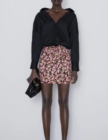 Fusta Zara, floral print