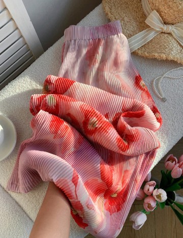 Pantaloni SHEIN, floral print