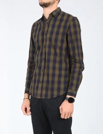 Camasa Pull&Bear, verde Verde