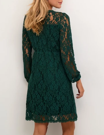 Rochie scurta Cream, verde