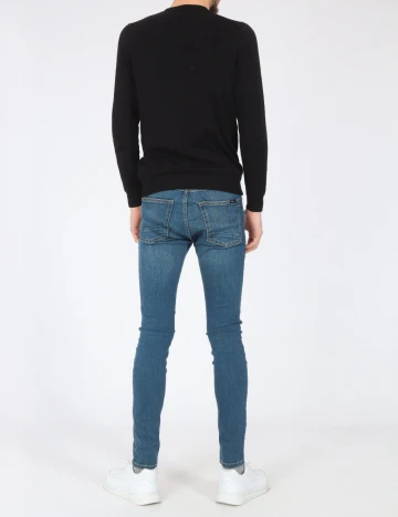 Blugi Pull&Bear, bleumarin Albastru