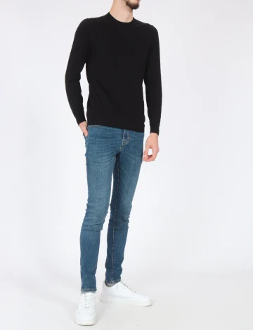 Blugi Pull&Bear, bleumarin Albastru