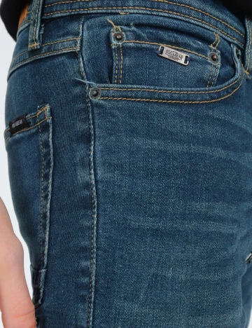 Blugi Pull&Bear, bleumarin Albastru