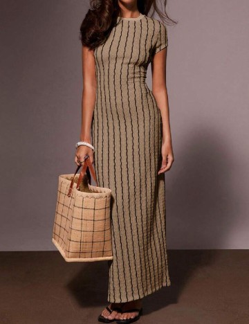 Rochie lunga SHEIN, maro