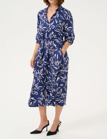 Rochie medie Kaffe, albastru