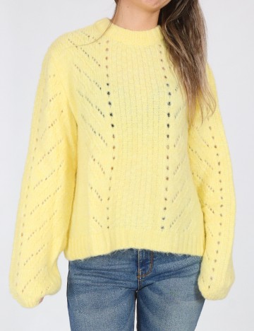 Pulover Bershka, galben