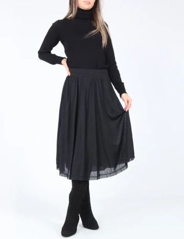 Fusta Zara, negru Negru