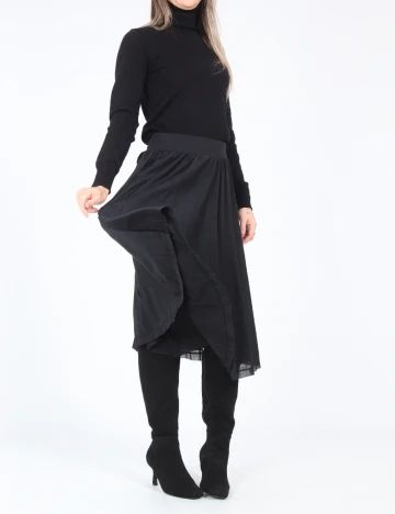 Fusta Zara, negru Negru