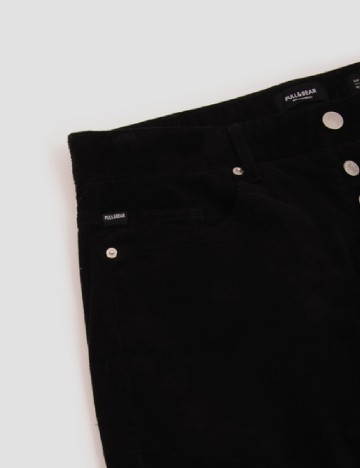 Pantaloni Pull&Bear, negru