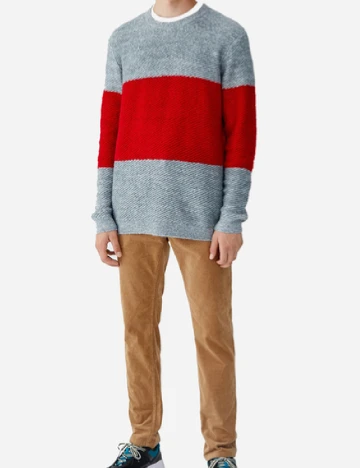 Pantaloni Pull&Bear, maro Maro