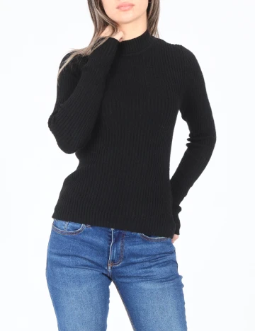 Bluza Bershka, negru Negru