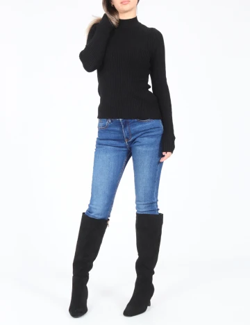 Bluza Bershka, negru Negru