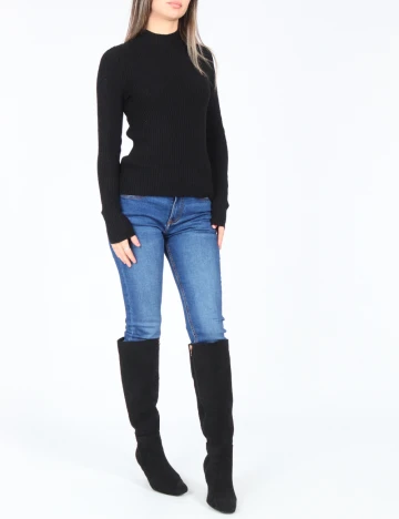 Bluza Bershka, negru Negru