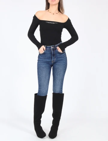 Body Bershka, negru Negru