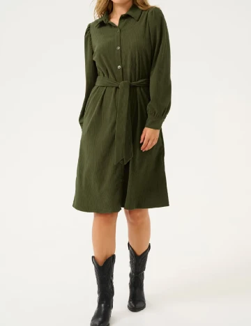 Rochie scurta Cream, verde