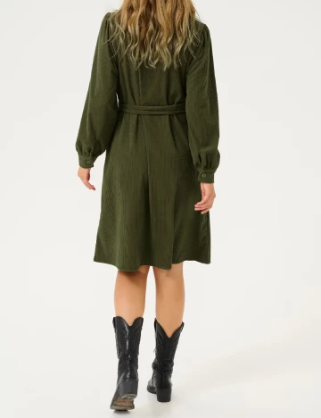 Rochie scurta Cream, verde