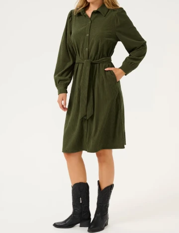 Rochie scurta Cream, verde