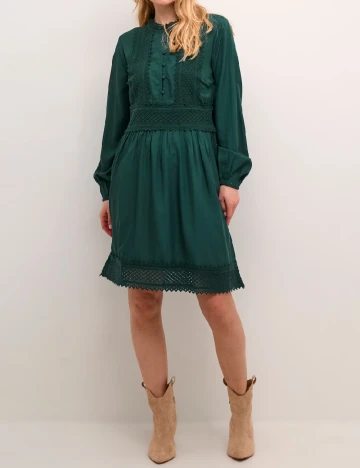 Rochie scurta Cream, verde Verde