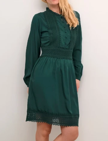 Rochie scurta Cream, verde Verde