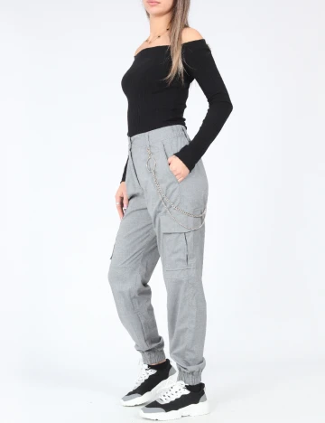 Pantaloni Zara, gri Gri