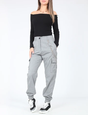 Pantaloni Zara, gri Gri