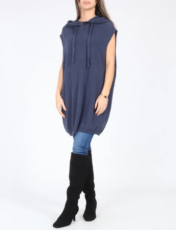 Vesta oversize Zara, albastru Albastru