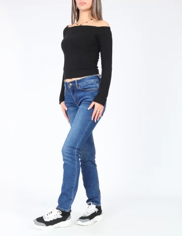 Blugi Pull&Bear, albastru Albastru