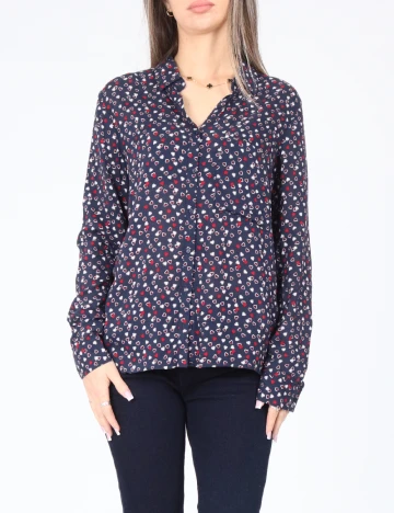 Camasa Pull&Bear, bleumarin Albastru