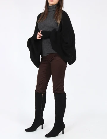 Bolero Bershka, negru Negru