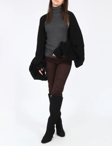 Bolero Bershka, negru Negru