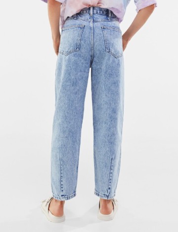 Blugi Bershka, bleu