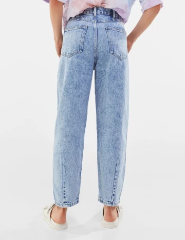 Blugi Bershka, bleu Albastru