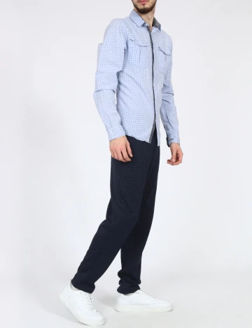 Camasa Zara, albastru Albastru