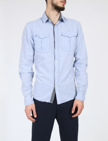 Camasa Zara, albastru Albastru