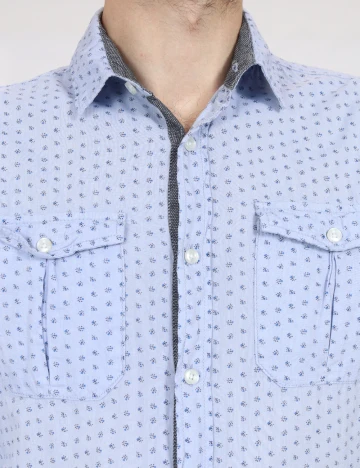 Camasa Zara, albastru Albastru